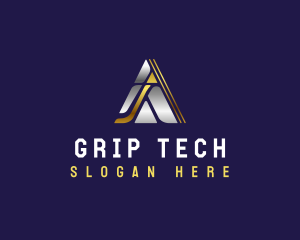 Tech Triangle Pyramid  logo design