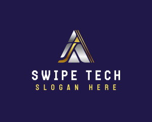 Tech Triangle Pyramid  logo design