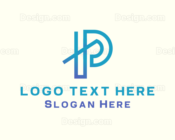 Generic Business Letter P Logo