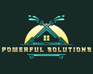 Power Wash Sunrise logo design