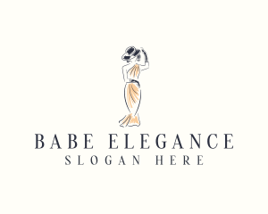 Elegant Fashion Woman logo design