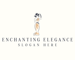 Elegant Fashion Woman logo design