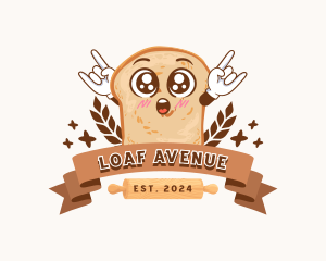 Cute Loaf Bread logo