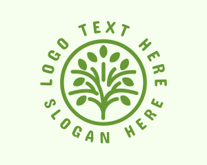 Green Eco Tree logo