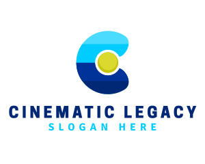Tennis Game Letter C  logo