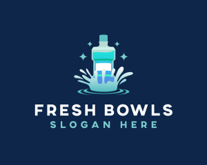 Dental Oral Mouthwash logo design