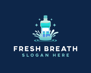 Dental Oral Mouthwash logo design