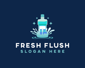 Dental Oral Mouthwash logo design