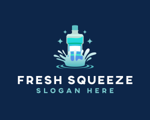 Dental Oral Mouthwash logo design