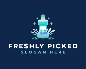 Dental Oral Mouthwash logo design