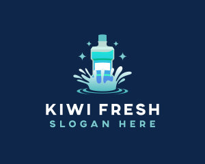 Dental Oral Mouthwash logo design