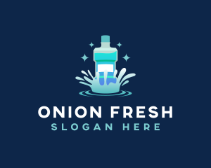 Dental Oral Mouthwash logo design