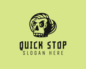 Punk Skull Music logo design