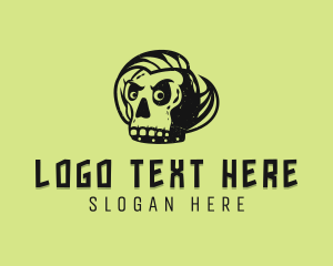 Mascot - Punk Skull Music logo design