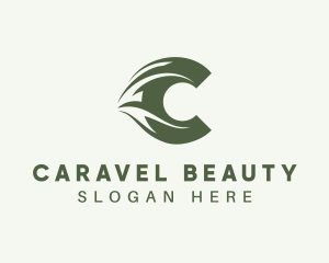 Nature Spa Wellness Letter C logo design