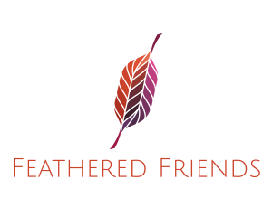 Feather Quill Writer logo design