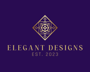 Elegant Ornament Tile logo design