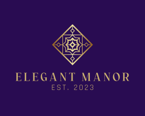 Elegant Ornament Tile logo design