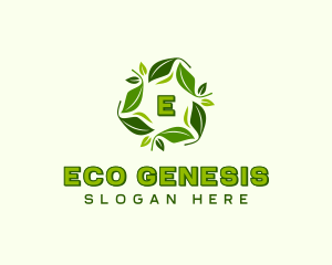 Sustainable Natural Leaves logo design