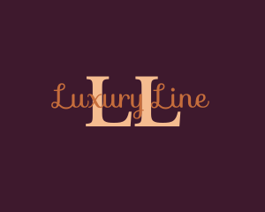 Luxury Cursive Business logo design