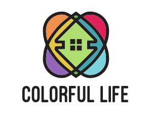 Colorful 360 Homes  logo design