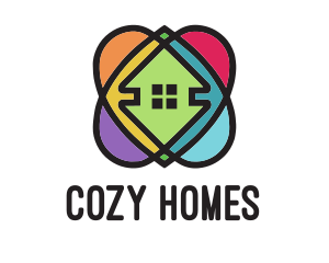 Colorful 360 Homes  logo design