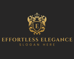 Ornate Royalty Crest  logo design