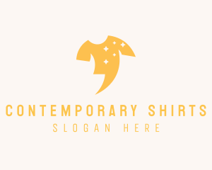 Shirt Sparkle Laundry logo design