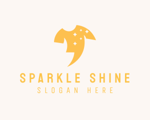 Shirt Sparkle Laundry logo design