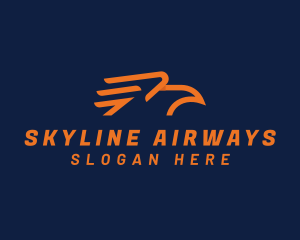 Eagle Airline Aviation logo design