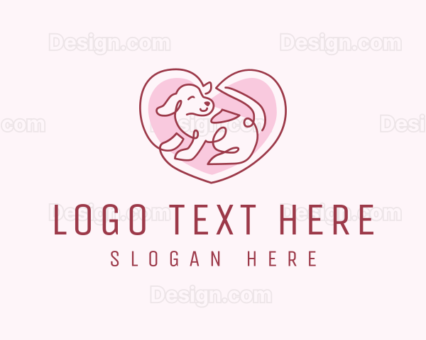 Pet Dog Heart Logo