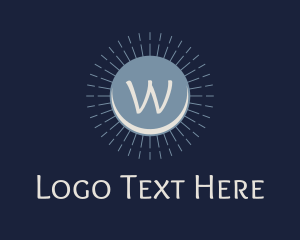 Lettermark - Sunrays Eclipse Lettermark logo design