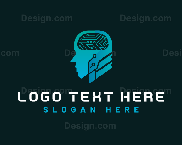 Human Technology Brain Logo