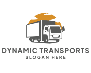 Cargo Truck Vehicle logo design