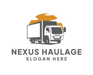 Cargo Truck Vehicle logo design