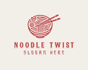 Ramen Noodles Soup logo design