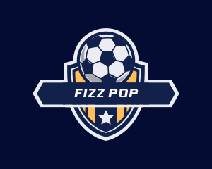 Soccer Ball Shield logo design