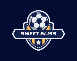 Soccer Ball Shield logo design