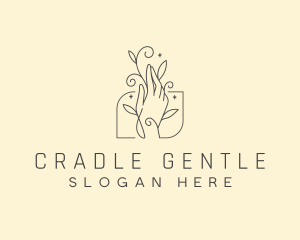 Hand Gentle Feminine logo design