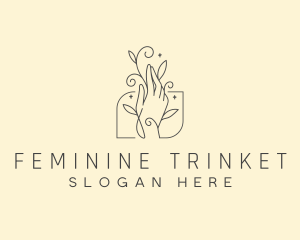 Hand Gentle Feminine logo design