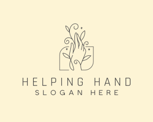 Hand Gentle Feminine logo design