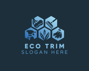 Eco Clean Housekeeping logo design