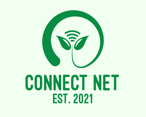 Nature Wifi Leaf logo