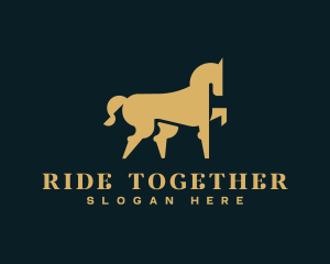 Equestrian Horse Riding logo design