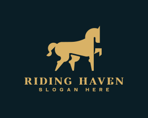 Equestrian Horse Riding logo design