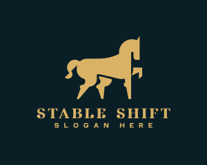 Equestrian Horse Riding logo design