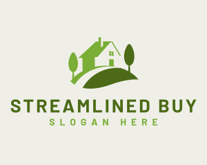 House Residential Property logo design