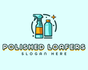 Cleaning Spray Tool logo design