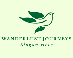 Green Nature Bird Sanctuary Logo