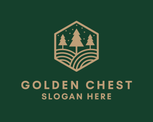 Pine Tree Forest logo design